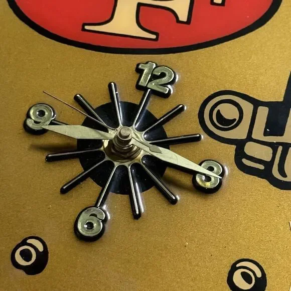 SAN FRANCISCO 49ERS SUPER BOWL XXIV 1989 WALL CLOCK NEW WOOD TERRY BRADSHAW
